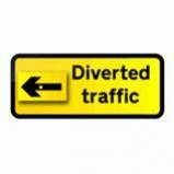 Diverted traffic sign
